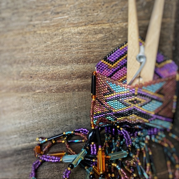 Art Deco Revival Lariat Necklace - Picture 4 of 5